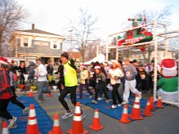Race Photo  The 2009 running of the Holiday Hustle 5K put on by Running Fit in Dexter Michigan on a sunny but 28 degree on December 5, 2009. : 5K, Fitness, Race, Running, Kasdorf